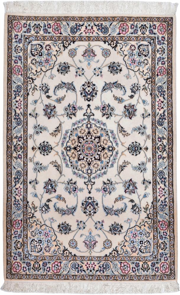 Tapis persan Nain 9La 157x101 157x101, Tapis persan Noué à la main