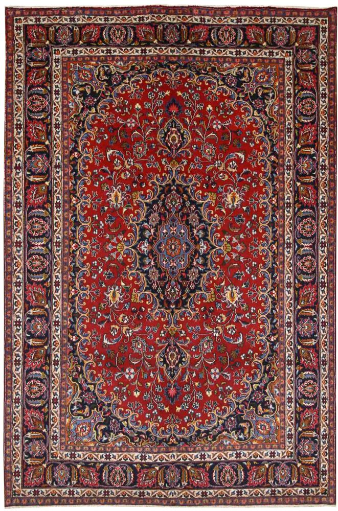 Persisk tæppe Mashhad 294x192 294x192, Persisk tæppe Knyttet i hånden