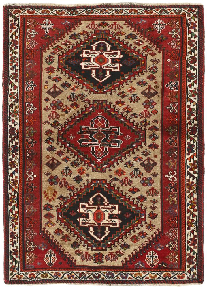 Tapis persan Ghashghai 156x112 156x112, Tapis persan Noué à la main