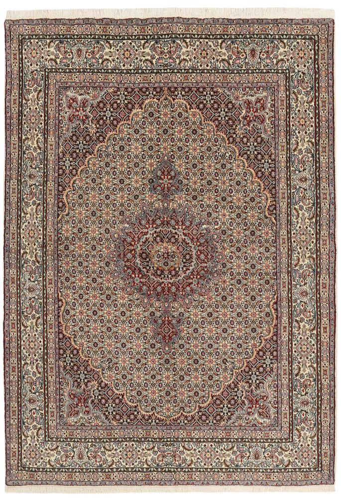 Persian Rug Moud Mahi 238x156 238x156, Persian Rug Knotted by hand