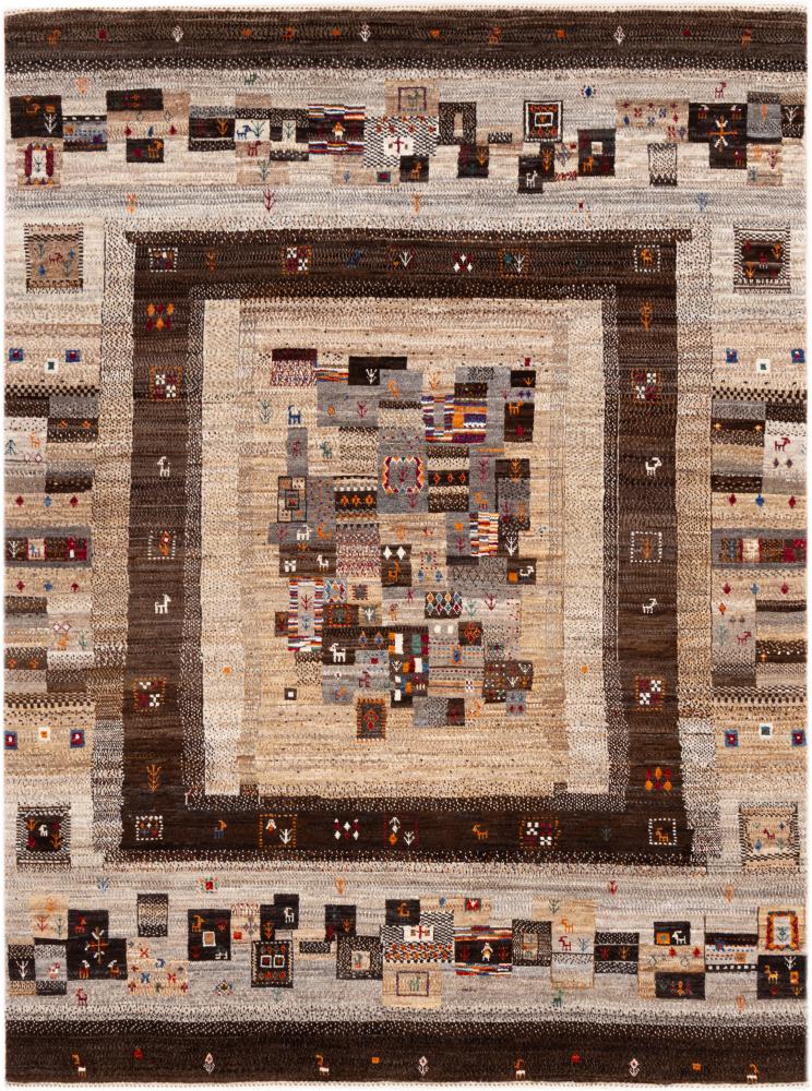 Alfombra persa Persia Gabbeh Loribaft Nowbaft 199x150 199x150, Alfombra persa Anudado a mano