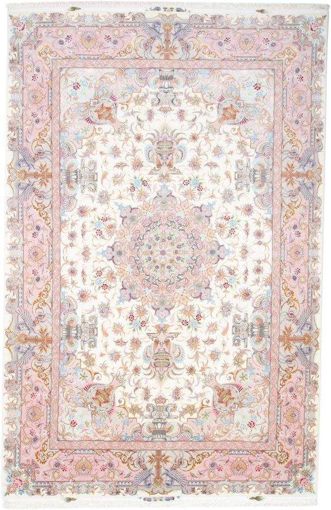 Tapete persa Tabriz 60Raj Fio de Seda 300x201 300x201, Tapete persa Atado à mão