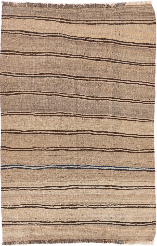Tapis persan Kilim Fars 186x124 186x124, Tapis persan Tissé à la main