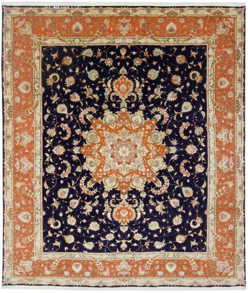 Tapete persa Tabriz 50Raj 288x249 288x249, Tapete persa Atado à mão