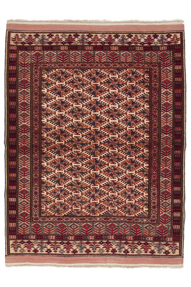 Afghansk tæppe Afghan Silke 163x123 163x123, Persisk tæppe Knyttet i hånden