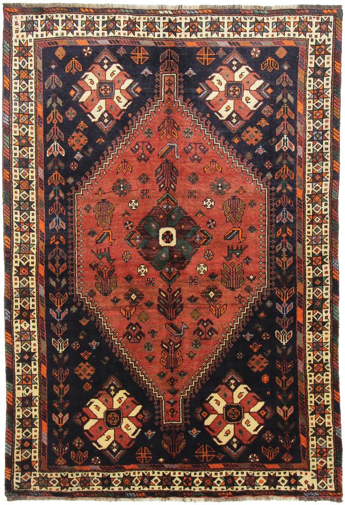 Persisk tæppe Ghashghai 254x171 254x171, Persisk tæppe Knyttet i hånden