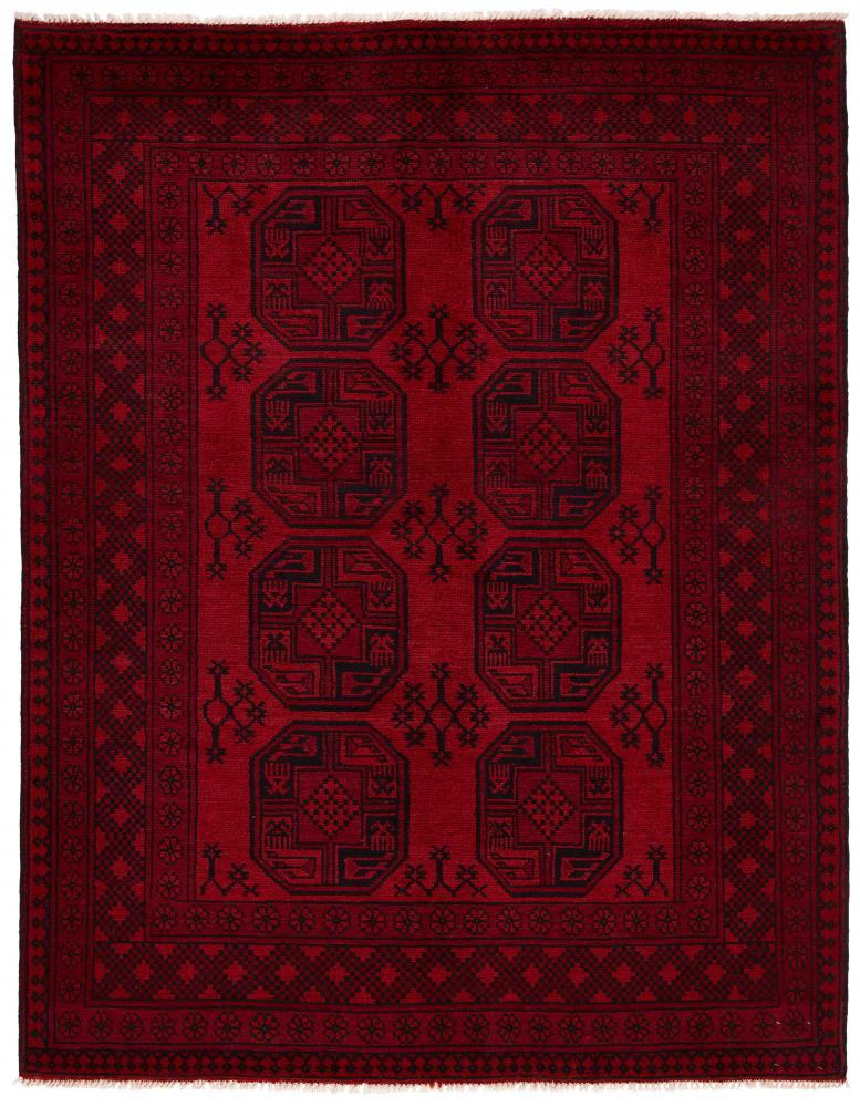 Tapete afegão Afegão Akhche 196x151 196x151, Tapete persa Atado à mão