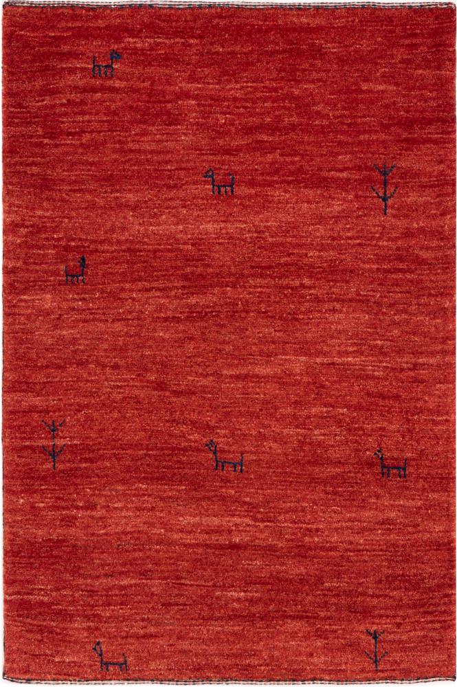 Tapete persa Persa Gabbeh Kashkuli Banafsheh 112x74 112x74, Tapete persa Atado à mão