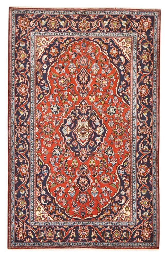 Persian Rug Keshan 6'11"x4'5" 6'11"x4'5", Persian Rug Knotted by hand