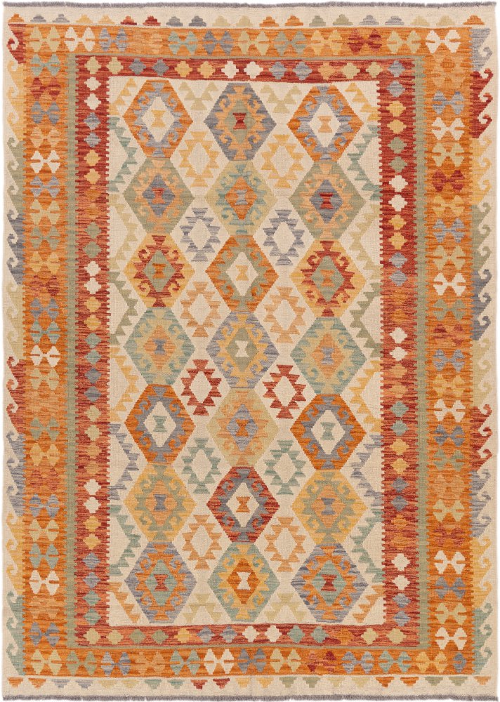 Afganistanilainen matto Kelim Afghan 243x175 243x175, Persialainen matto Käsinkudottu