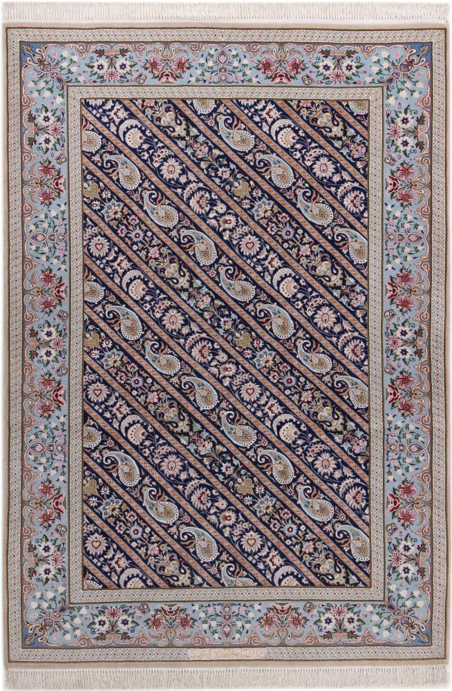 Covor persan Isfahan Urzeală de Mătase Emadi 173x120 173x120, Covor persan Lucrate de mână