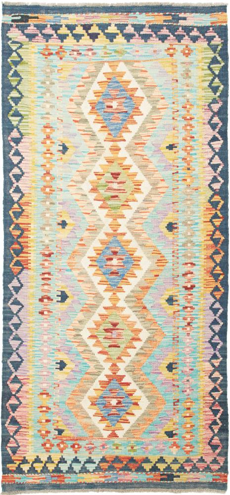 Afghaans tapijt Kilim  Afghan 199x92 199x92, Perzisch tapijt Handgeweven