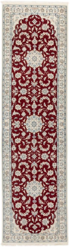 Tappeto persiano Nain 9La 301x79 301x79, Tappeto persiano Annodato a mano