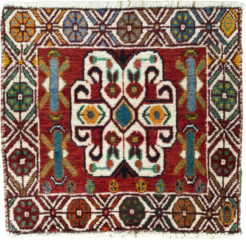 Persian Rug Shiraz 45x45 45x45, Persian Rug Knotted by hand