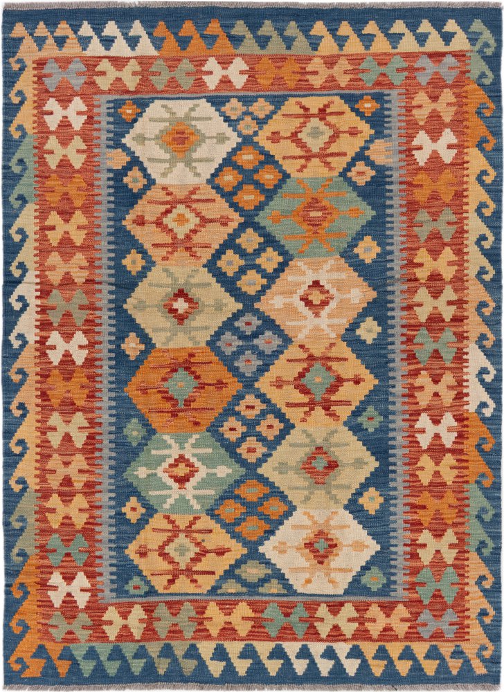 Tapis afghan Kilim Afghan 177x132 177x132, Tapis persan Tissé à la main