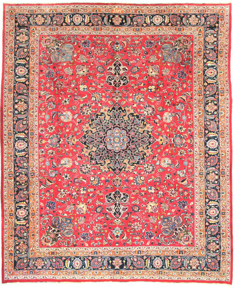 Persian Rug Mashad 375x301 375x301, Persian Rug Knotted by hand