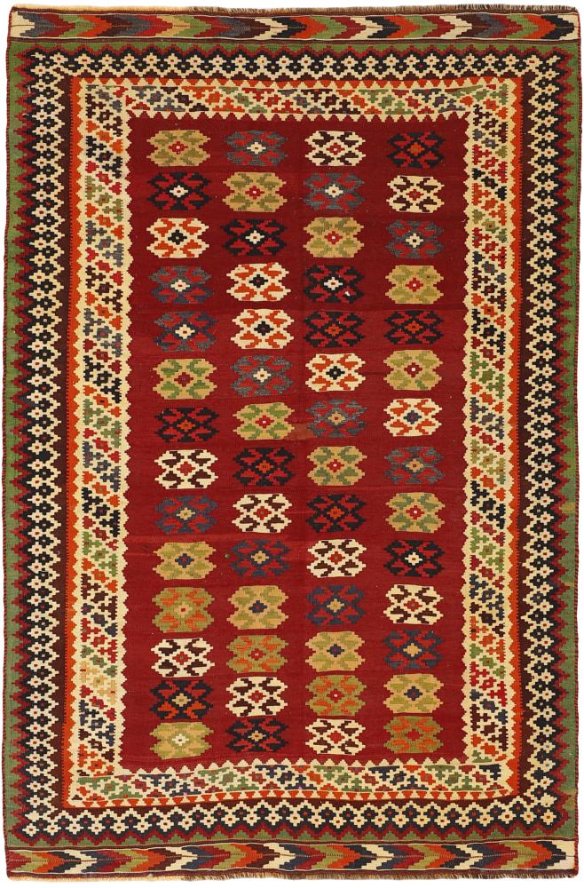 Tapete persa Kilim Fars 219x145 219x145, Tapete persa Tecido à mão