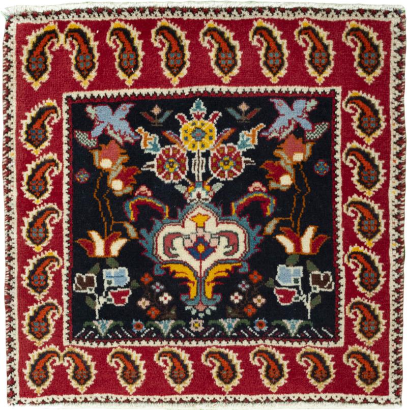 Tapis persan Shiraz 60x62 60x62, Tapis persan Noué à la main