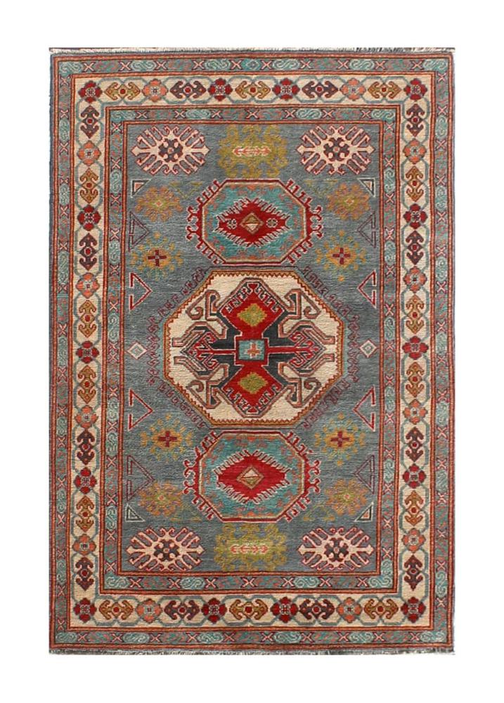 Afghan rug Kazak Ghazni 193x120 193x120, Persian Rug Knotted by hand