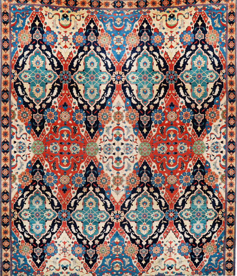 Persian Rug Tabriz 50Raj 771x619 771x619, Persian Rug Knotted by hand