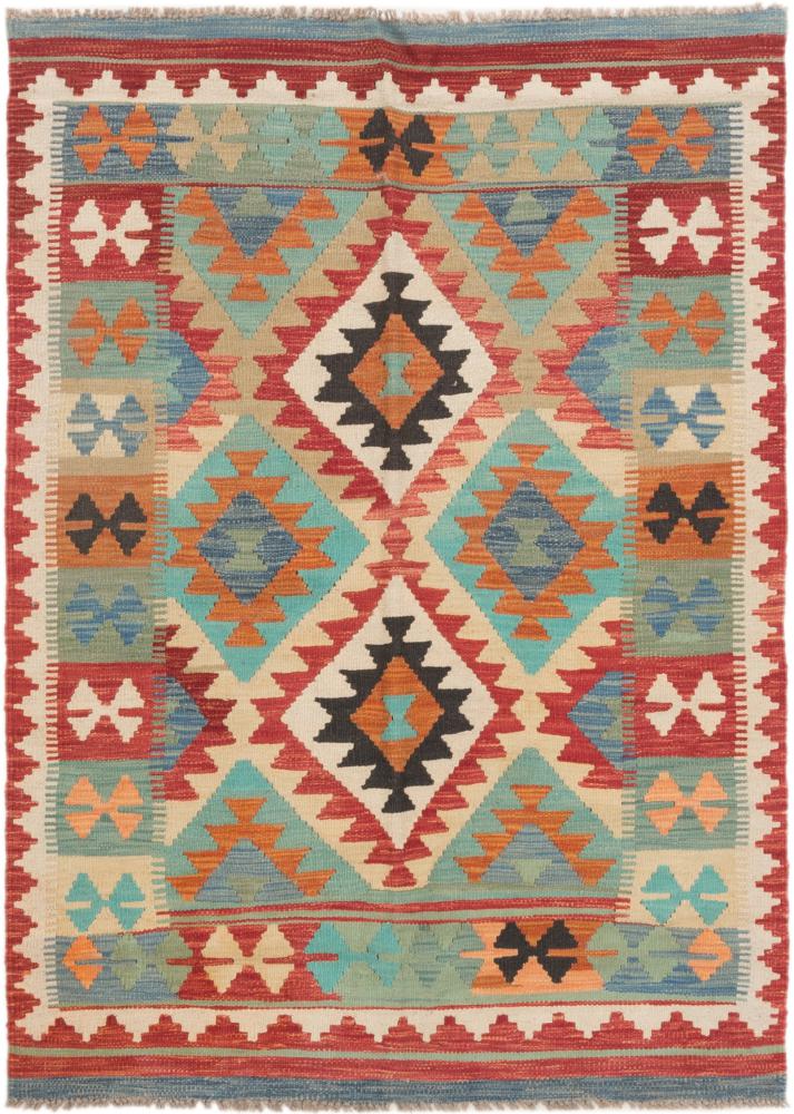 Tapete afegão Kilim Afegão 147x105 147x105, Tapete persa Tecido à mão