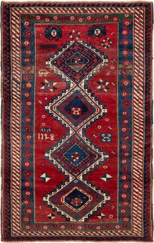 Russian rug Kazak Old 215x137 215x137, Persian Rug Knotted by hand