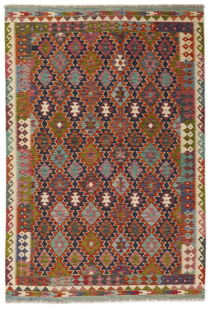 Afghanska mattan Kilim Afghan 253x172 253x172, Persisk matta handvävd 