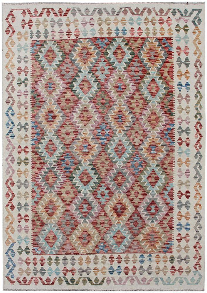 Tapete afegão Kilim Afegão 253x180 253x180, Tapete persa Tecido à mão