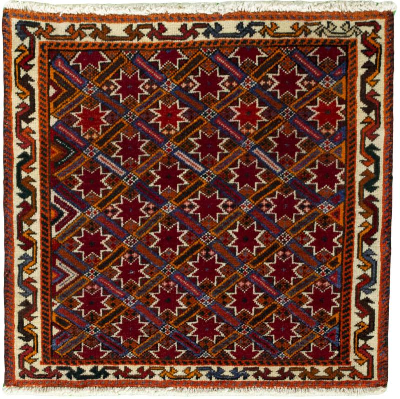 Tappeto persiano Shiraz 56x58 56x58, Tappeto persiano Annodato a mano