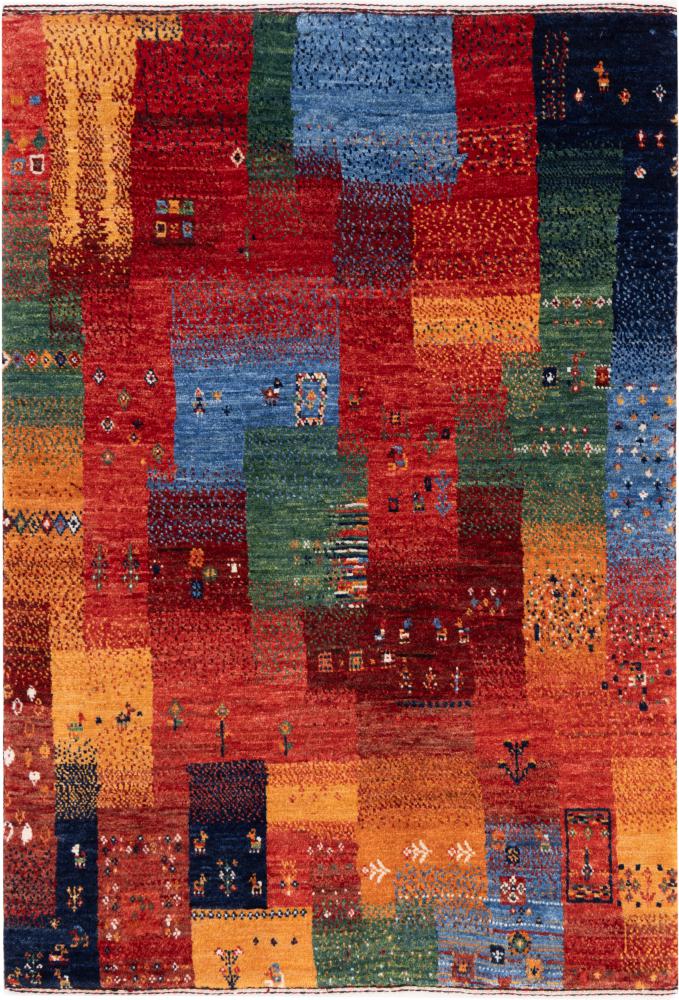 Perzisch tapijt Perzisch Gabbeh Loribaft Nowbaft 111x76 111x76, Perzisch tapijt Handgeknoopte