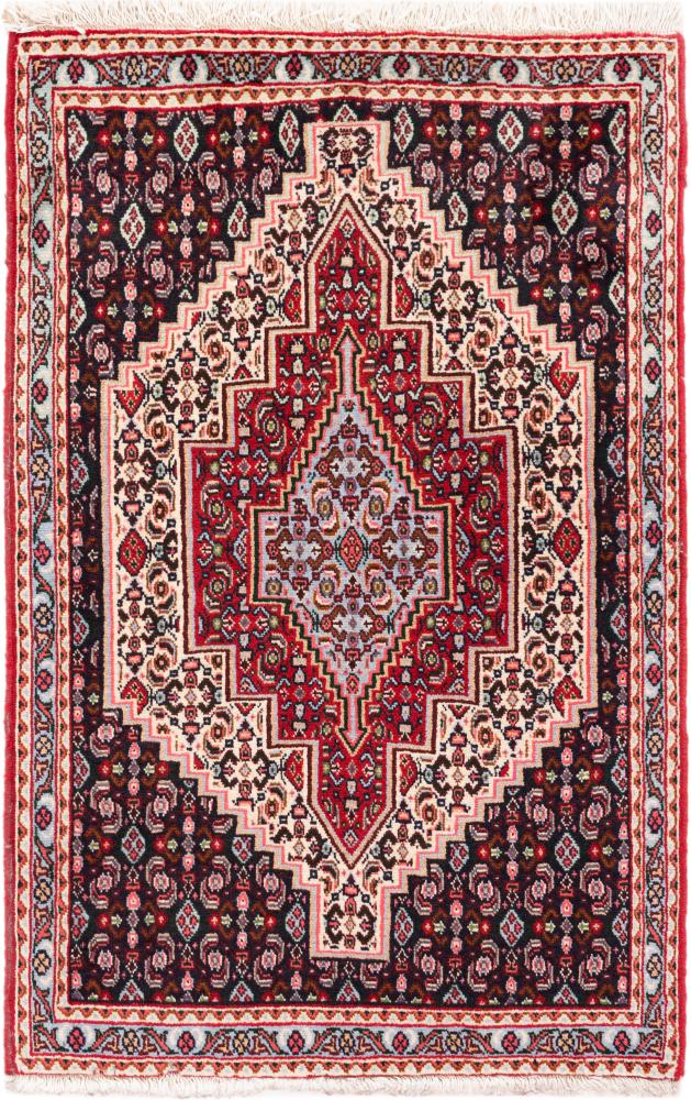Persian rug Sanandaj 3'7"x2'4" 3'7"x2'4", Persian rug Hand-knotted