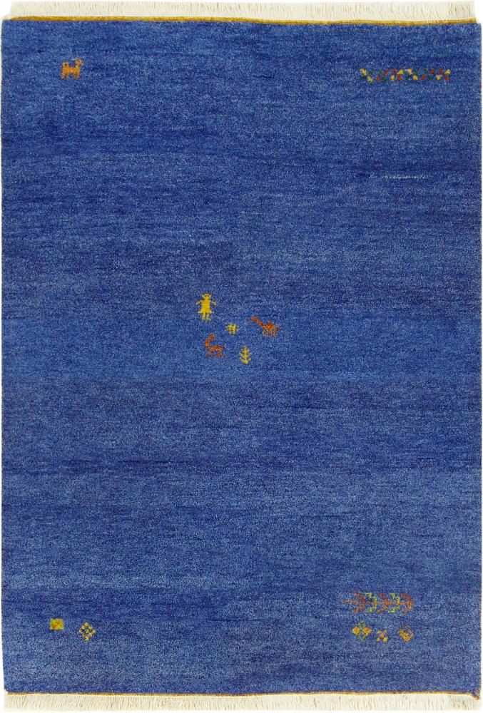 Alfombra india Gabbeh 199x142 199x142, Alfombra persa Anudado a mano