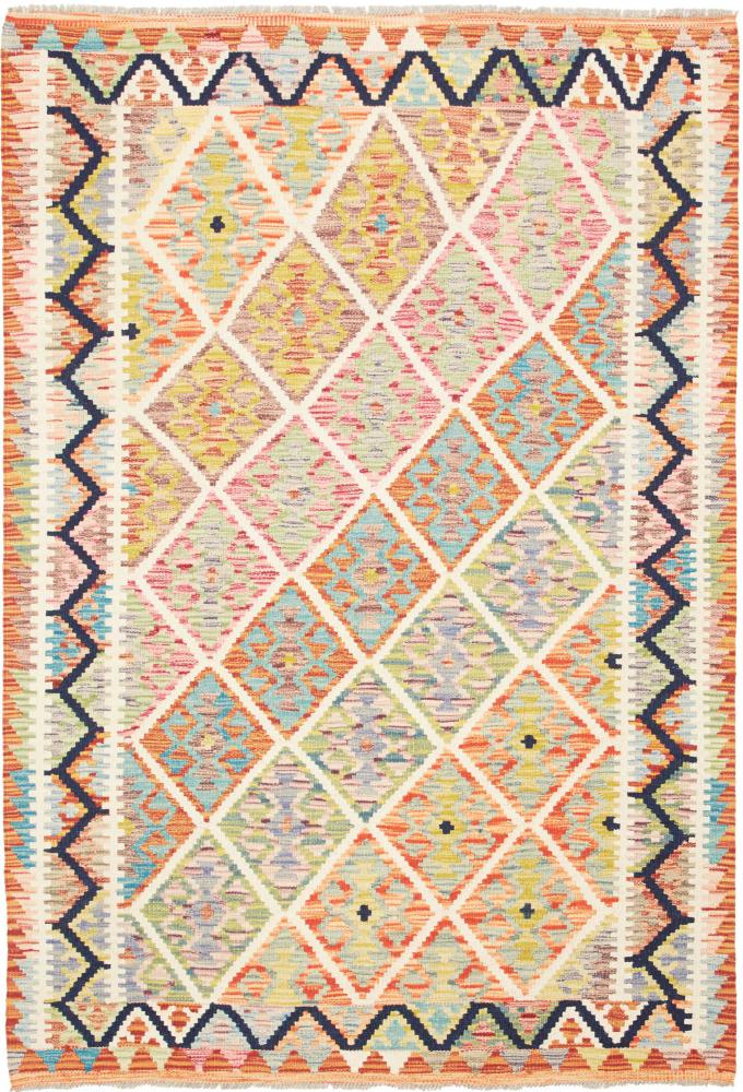 Afghanska mattan Kilim  Afghan 185x127 185x127, Persisk matta handvävd 