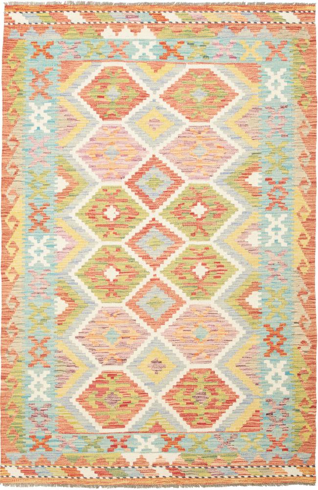 Afghanischer Teppich Kelim  Afghan 189x122 189x122, Perserteppich Handgewebt