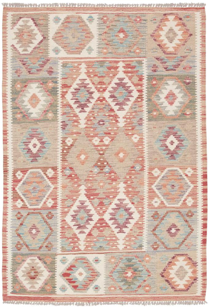 Afghaans tapijt Kilim Afghan 145x101 145x101, Perzisch tapijt Handgeweven