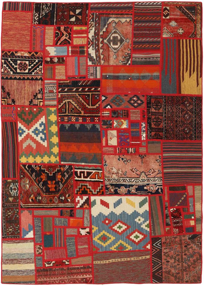 Perzsa szőnyeg Kilim Patchwork 6'7"x4'7" 6'7"x4'7", Perzsa szőnyeg szőttesek