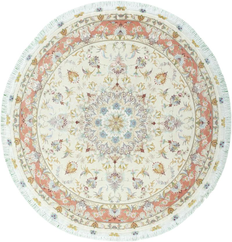 Persian Rug Tabriz 50Raj 166x155 166x155, Persian Rug Knotted by hand