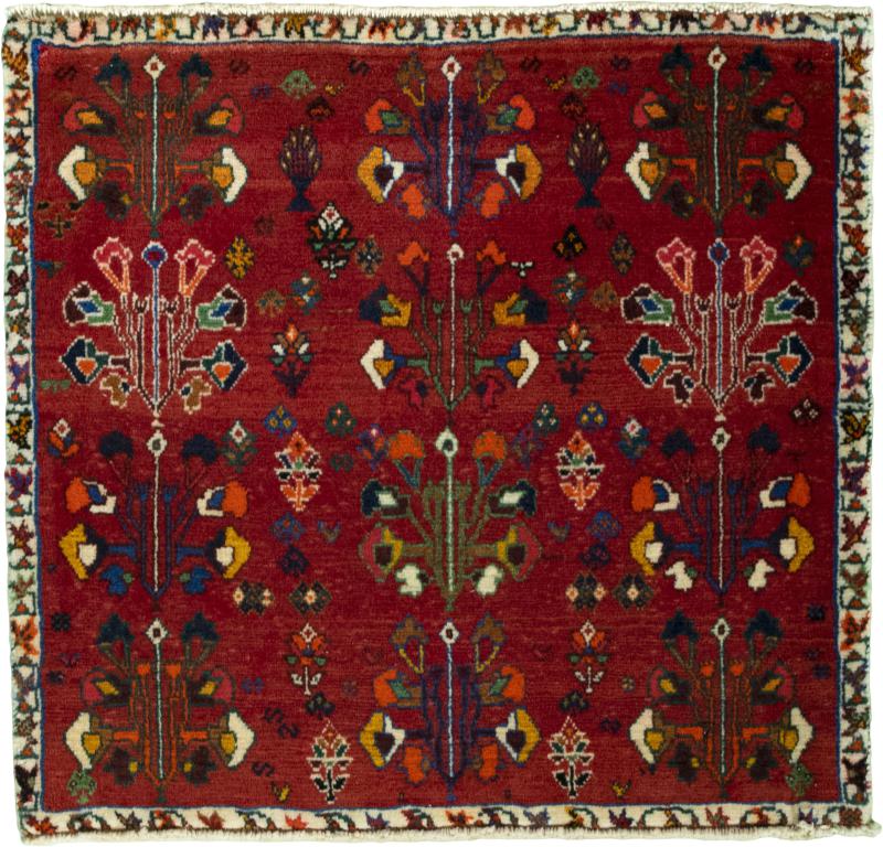 Tappeto persiano Shiraz 61x64 61x64, Tappeto persiano Annodato a mano