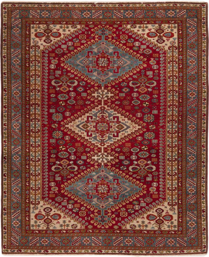 Russian rug Kazak Old 201x164 201x164, Persian Rug Knotted by hand