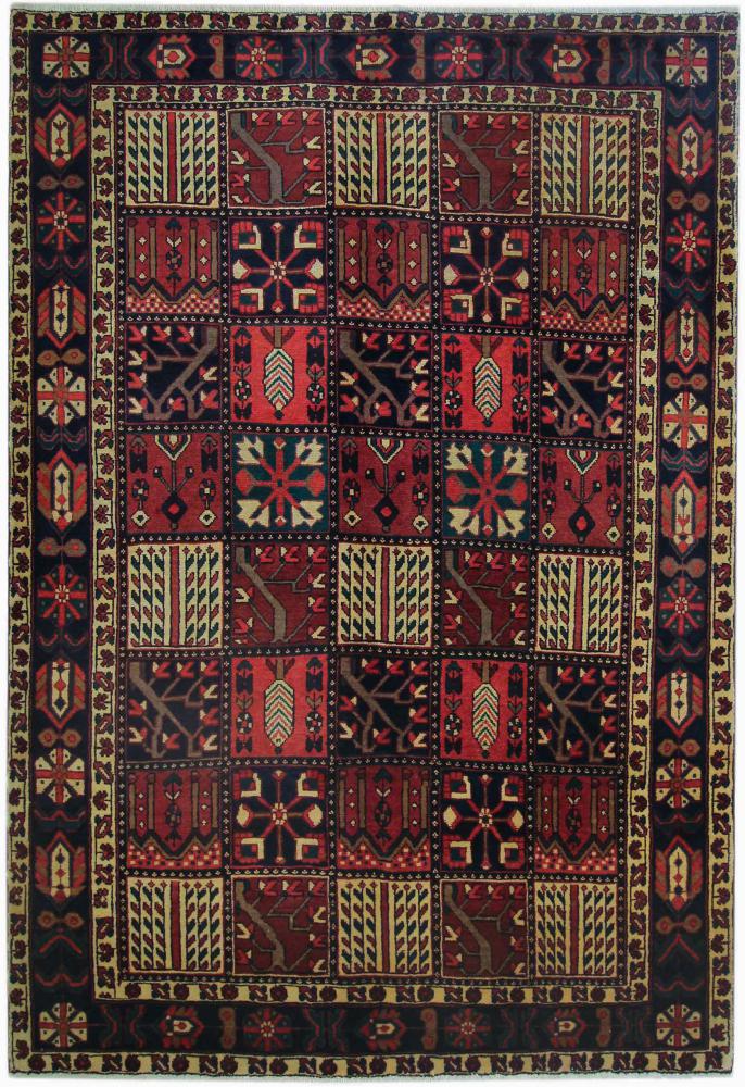 Perzisch tapijt Bakhtiari 306x209 306x209, Perzisch tapijt Handgeknoopte