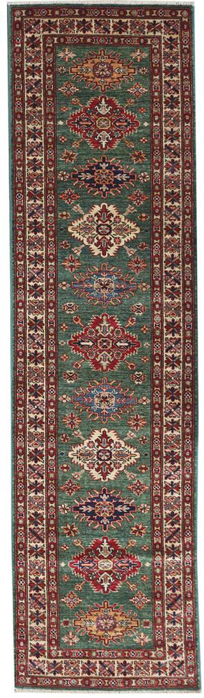 Afghan rug Kazak 297x79 297x79, Persian Rug Knotted by hand