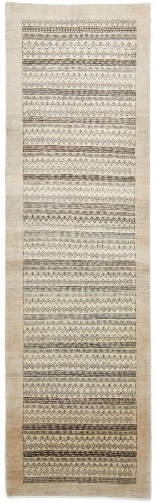 Persialainen matto Persia Gabbeh Loribaft 296x86 296x86, Persialainen matto Solmittu käsin