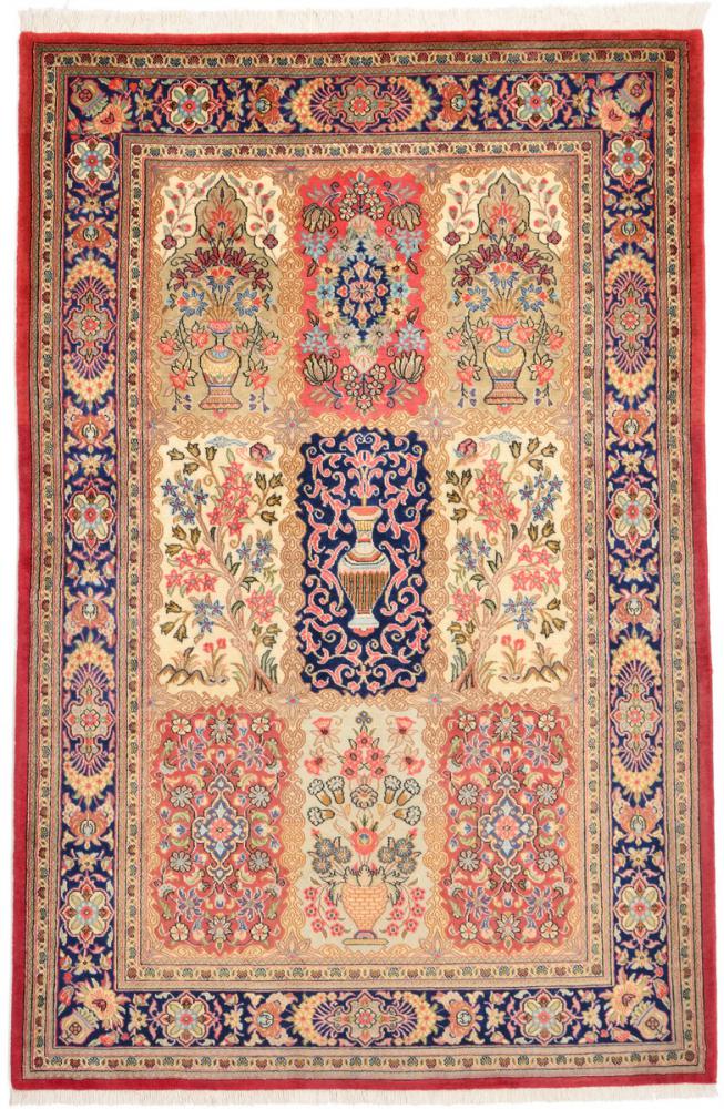 Persian Rug Qum Kork 203x135 203x135, Persian Rug Knotted by hand