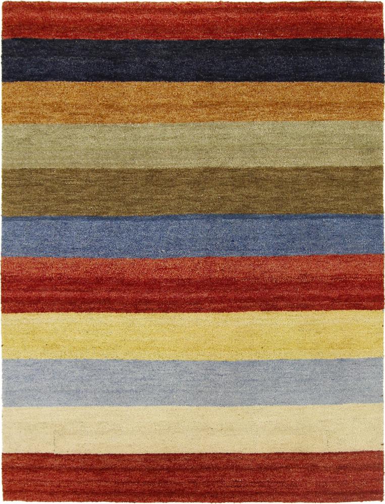 Alfombra india Gabbeh 199x141 199x141, Alfombra persa Anudado a mano