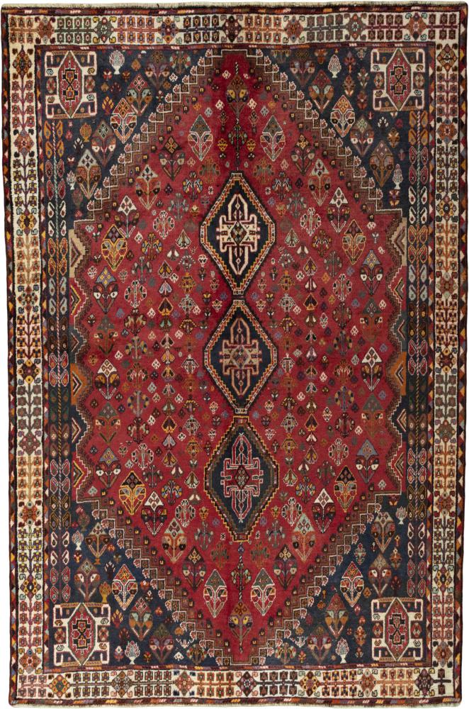 Perserteppich Shiraz 262x169 262x169, Perserteppich Handgeknüpft