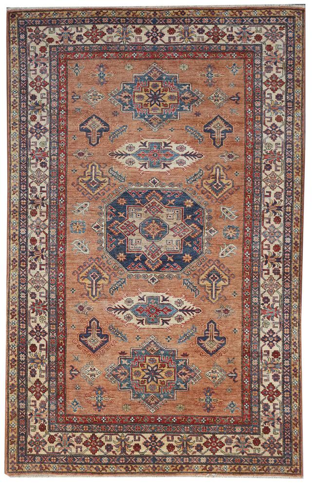 Afghan rug Kazak 285x173 285x173, Persian Rug Knotted by hand