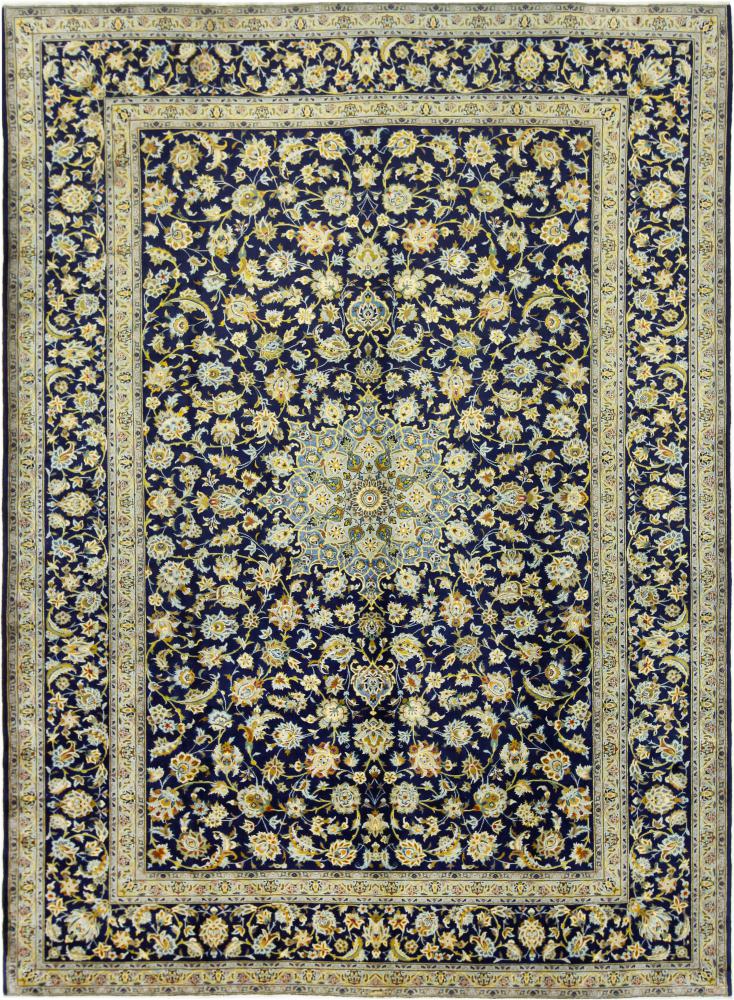 Persisk tæppe Keshan 409x299 409x299, Persisk tæppe Knyttet i hånden