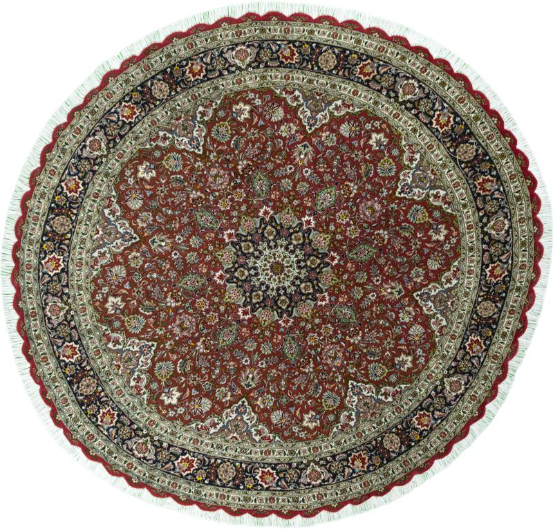 Persian Rug Tabriz 50Raj 206x219 206x219, Persian Rug Knotted by hand