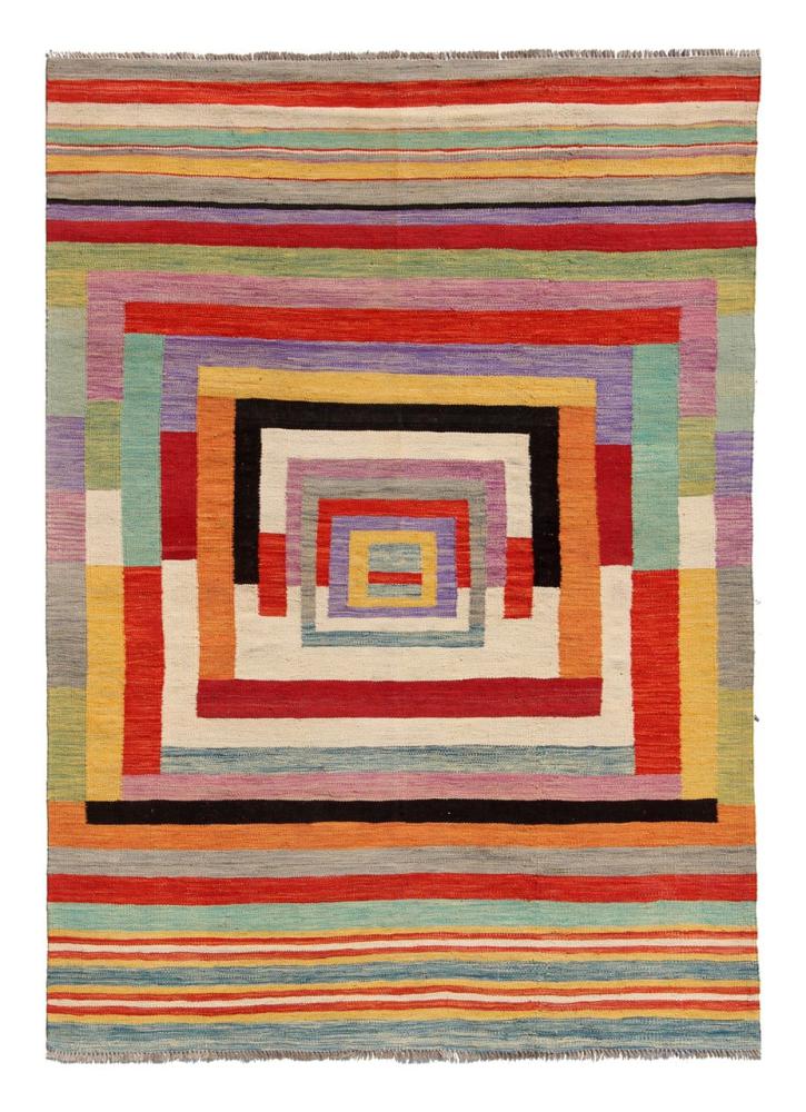 Alfombra afgana Kilim Afghan Edition 202x153 202x153, Alfombra persa Tejido a mano