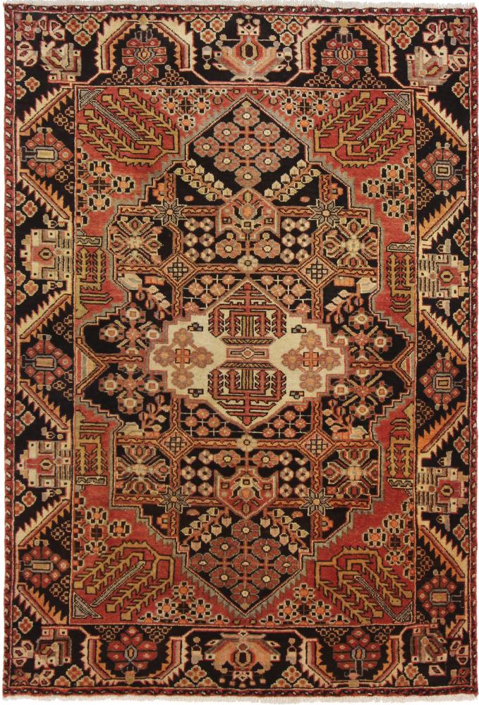 Tapete persa Shahsavan 203x138 203x138, Tapete persa Atado à mão